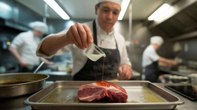 Een theelepel witte azijn transformeert radicaal de textuur van elk stuk rood vlees zonder uitzondering