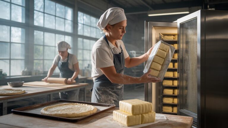 Nederlandse ambachtelijke bakkers vriezen boter nu 20 minuten voor verwerking voor dit onvergelijkbare bladerdeegresultaat