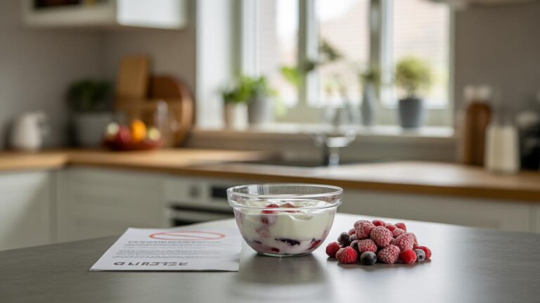 Nederlandse diëtisten verbieden nu de combinatie yoghurt en bevroren rode vruchten sinds februari definitief voorgoed
