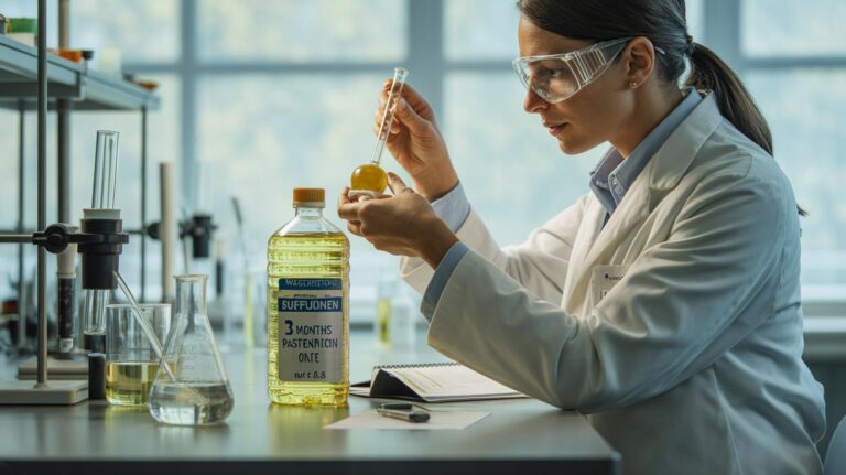 Zonnebloemolie die 3 maanden over datum is blijft eetbaar volgens dit voedingslaboratorium van Wageningen Universiteit